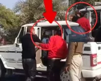 SDMની કારને ઓવરટેક કરતા યુવકને ડ્રાઇવર પાસે લાફો મરાવ્યો; પછી પોતે પણ હાથ સાફ કરી નાખ્યો