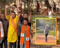 વેલેન્ટાઇન ડે પર બગીચામાં આવેલા યુવક-યુવતીઓને VHP-બજરંગ દળના કાર્યકરો જય શ્રી રામ નારા લગાવી ભગાવ્યા