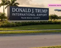 ટ્રમ્પે પામ બીચ ઇન્ટરનેશનલ એરપોર્ટનું નામ પોતાના નામ પર કરી દીધું!