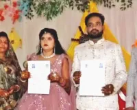 નો બેન્ડ...બાજા...બારાત... સૌરભ અને નેહાએ બંધારણને સાક્ષી માનીને એકબીજા સાથે લગ્ન કર્યા