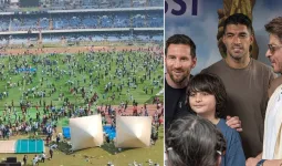 45000 ખર્ચવા છતા મેસ્સી જોવા ન મળતા ગુસ્સે ભરાયેલા ચાહકોએ સ્ટેડિયમમાં તોડફોડ કરી, CMએ માફી માંગી