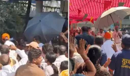 જામીન પર બહાર ફરતો આસારામ પોતાના સાધકોના ઘરે જઈ-જઈને મળી રહ્યો છે, મીડિયાને જોઈને ભાગ્યો