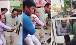 ‘સાહેબ... હાથ જોડું છું!’, CMO ઓફિસનો કારકૂન આજીજી કરતો રહ્યો, વિજિલન્સ ટીમ ખેંચીને લઈ ગઈ