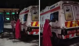108 એમ્બ્યુલન્સમાં દર્દીને ઉલટી થઈ તો સ્ટાફે સગાઓને ઝાડુ-પોતું પકડાવીને સફાઈ કરાવી