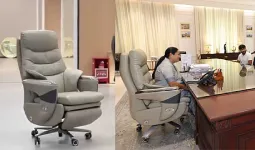 કેજરીવાલના શીશ મહેલનો વિરોધ કરતા દિલ્હીના CM રેખા ગુપ્તા પોતે 66000ની ખુરશી  પર બેસે છે