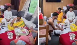 ચાલતી ટ્રેનમાં હવન અને પૂજા-પાઠનો વીડિયો વાયરલ થતા રેલવેએ સ્પષ્ટતા આપવી પડી