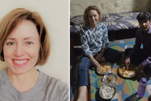 અતિથિ દેવો ભવ: રિક્ષા ચાલકના ઘરે બિરયાની ખાવા પહોંચી અમેરિકન મહિલા