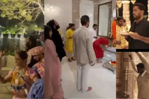 ભારત આવીને ભક્તિમાં ડૂબ્યા અમેરિકન રાષ્ટ્રપતિના પુત્ર, અંબાણી પરિવાર સાથે કરી ગણેશ પૂજા