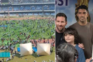 45000 ખર્ચવા છતા મેસ્સી જોવા ન મળતા ગુસ્સે ભરાયેલા ચાહકોએ સ્ટેડિયમમાં તોડફોડ કરી, CMએ માફી માંગી