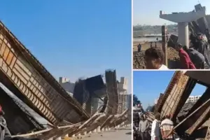 વલસાડમાં 42 કરોડના ખર્ચે બની રહેલો નિર્માણાધીન બ્રિજ ધડામ; 5 શ્રમિક ઇજાગ્રસ્ત