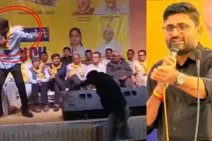 ભાજપના પ્રદીપસિંહ પર જૂતું ફેંકનારા AAPના ગોપાલ પર વારંવાર કેમ જૂતું ફેંકાય છે?