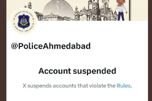 અમદાવાદ ટ્રાફિક પોલીસનું X(ટ્વીટર) એકાઉન્ટ સસ્પેન્ડ: T20 વર્લ્ડ કપની પોસ્ટ બની કારણ?