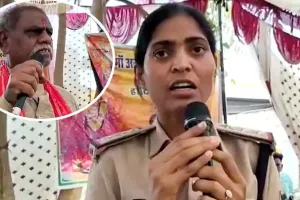 સ્ટેજ પર જ મંત્રીજીની ફજેતી! મહિલા TIએ માઈક પકડીને આપ્યો જડબાતોડ જવાબ, બોલ્યા- ‘વ્યક્તિગત દુશ્મનાવટ માટે..’