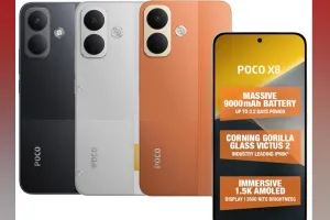 POCOએ લોન્ચ કર્યો નવો સ્માર્ટફોન X8, 9000mAh બેટરી, 50MP કેમેરા; દોઢ મીટર પાણીમાં પણ કંઈ નહીં થાય