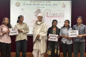 શ્રી મહાવીર વિદ્યામંદિર ટ્રસ્ટ બી.એડ્. કૉલેજમાં ગાંધી જયંતીની શાનદાર ઉજવણી