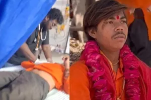 આ પાખંડી બાબા ચિઠ્ઠી લખીને લોકોની સારવાર કરતો, પોતાના પગ પાસે સાપ જોઈને બેભાન થઈ ગયો, હોસ્પિટલમાં દાખલ