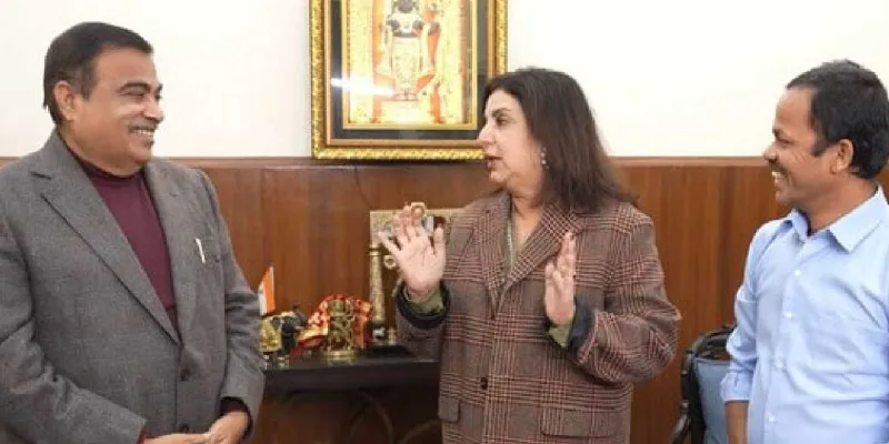 ફરાહ ખાનના રસોઈયાએ નીતિન ગડકરીને કહ્યું- સાહેબ મારા ગામમાં એક રોડ બનાવી આપોને...