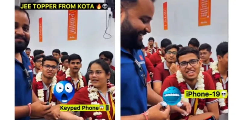 JEE ટોપર્સે સફળતા મળ્યા પછી ખુલાસો કર્યો; સ્માર્ટફોન છોડીને સાદા કીપેડવાળા ફોન અપનાવ્યા!