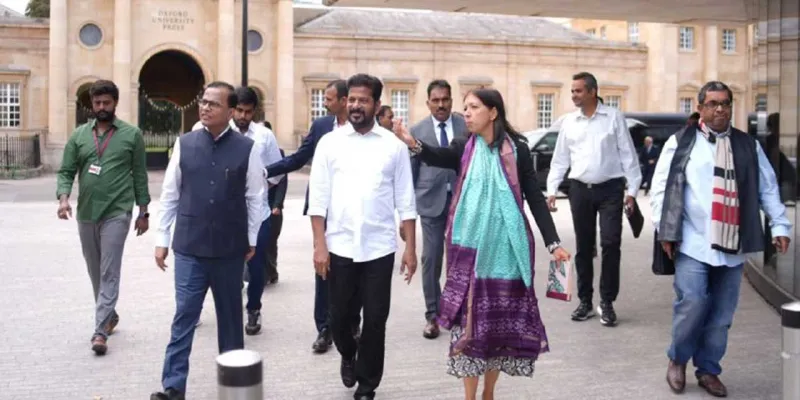 CM રેવંત રેડ્ડીની માયા ટ્યુડર સાથેની મુલાકાત પર BJP ગુસ્સે; જાણો આ ઓક્સફર્ડના પ્રોફેસર કોણ છે?